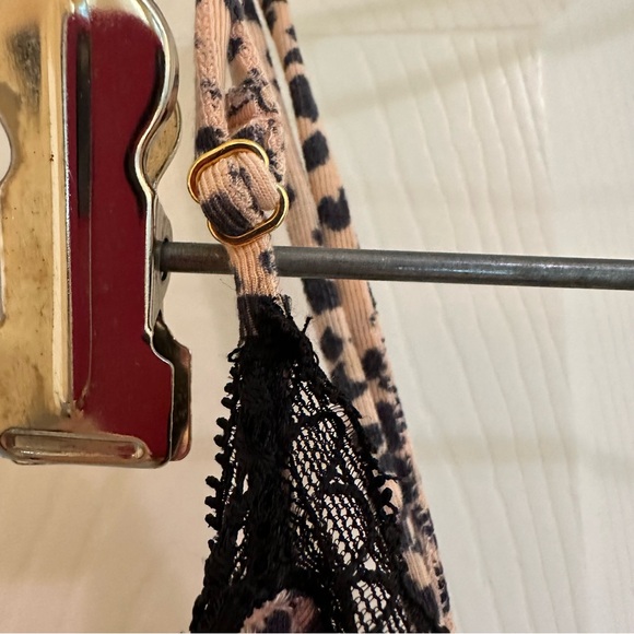 NWOT Heavenly By Victoria Animal Print Short Pajama Set Matching Robe Medium - Picture 10 of 15